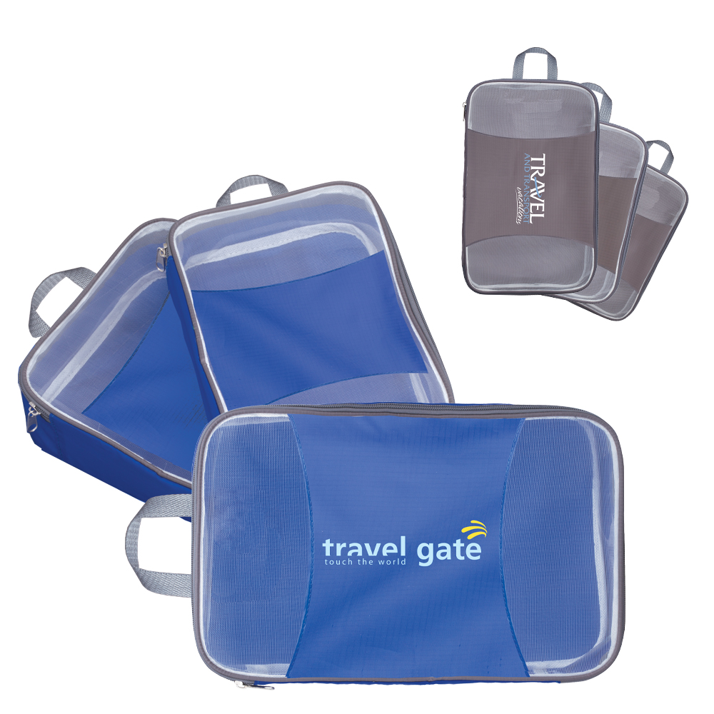 Vagabond Zipper Mesh Packing Cubes (3 Pieces)