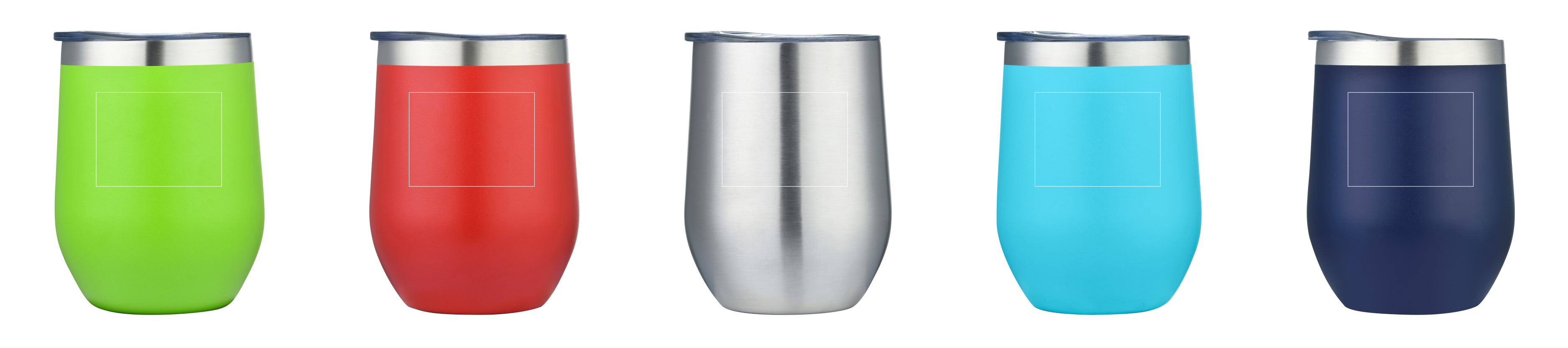 12 Oz. Double Wall Stainless Steel Wine Tumbler Vacuum Insulated 4