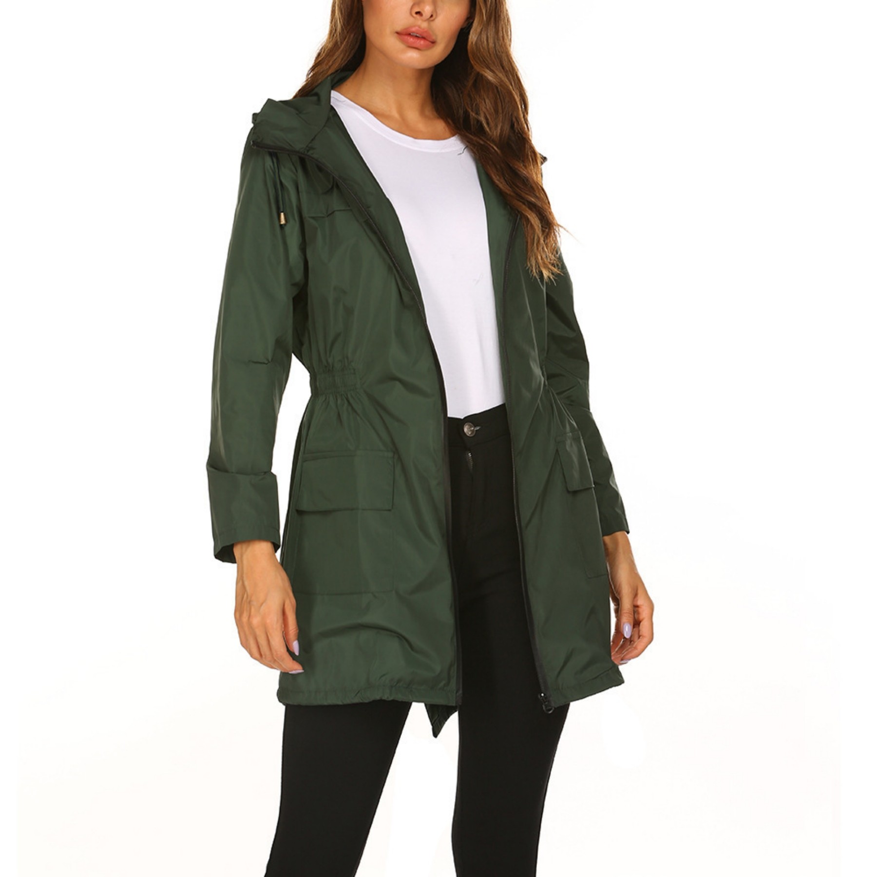 Women Waterproof Rain Jacket 3