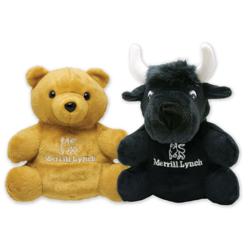 7" Reversible Bull / Bear Puppet - Merrill Lynch 1
