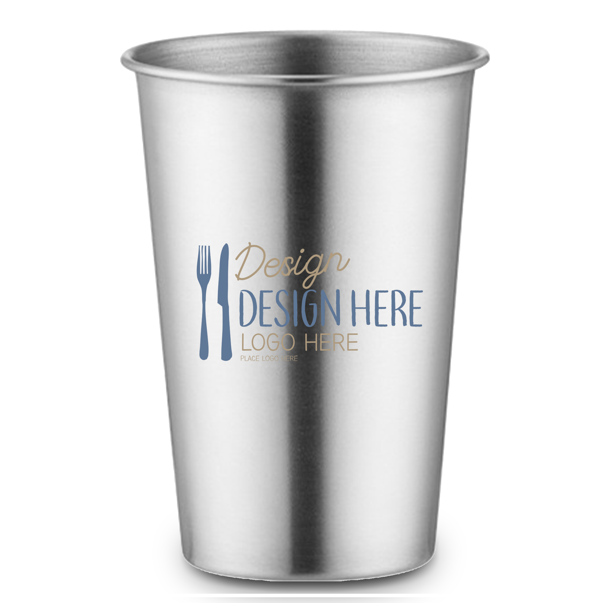 Eco 17oz Silver Beer Tumbler SUS304 2
