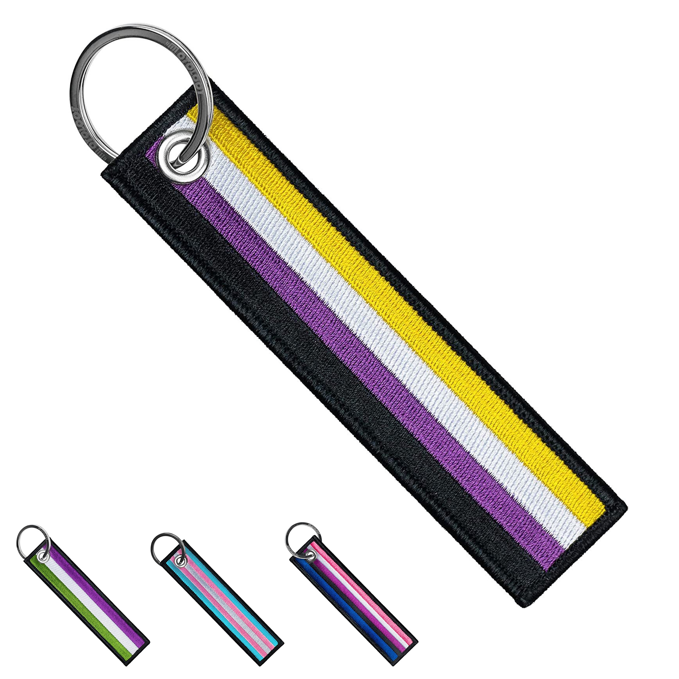 Pride Embroidery Keychain (direct import) 2