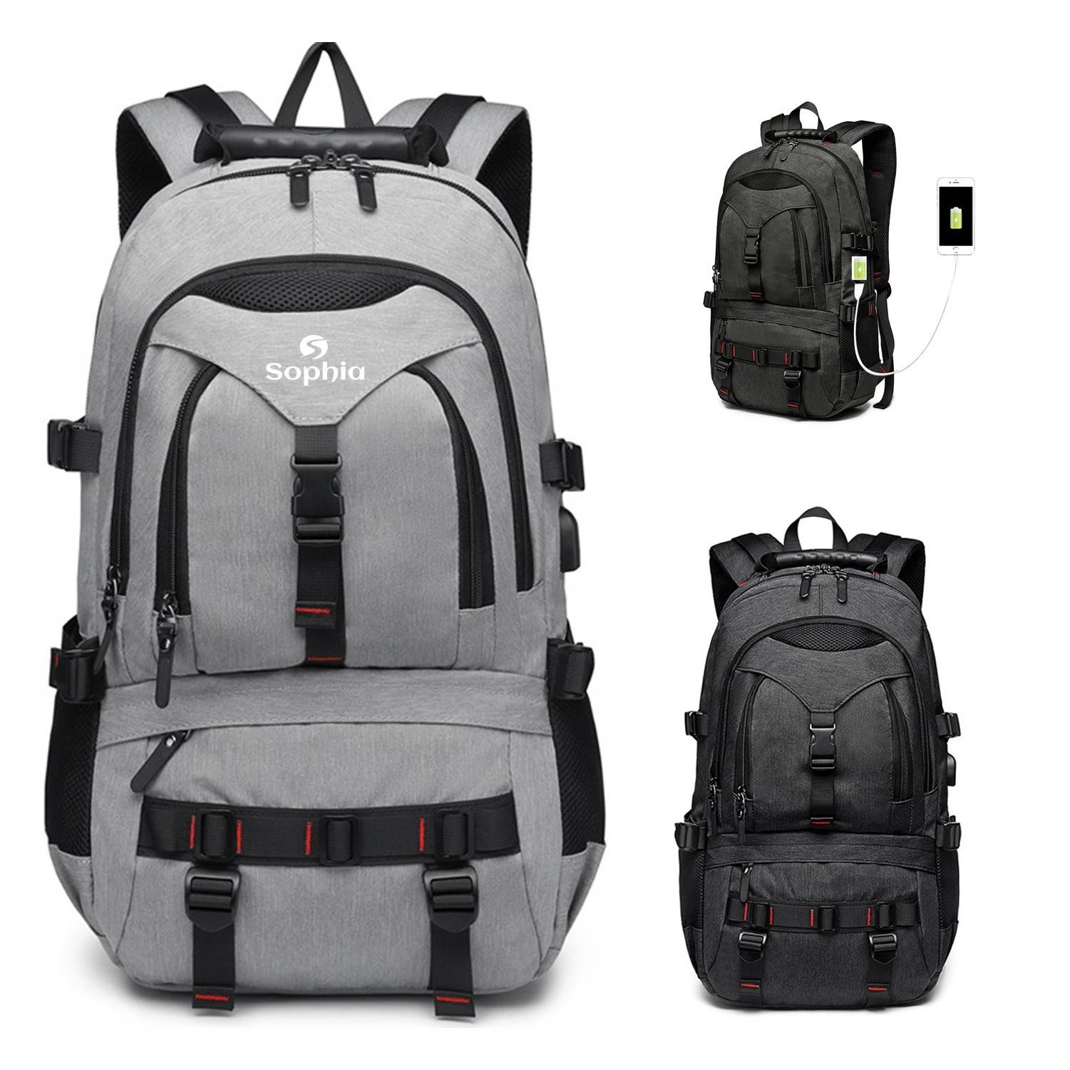 Water Resistant Laptop School Backpack 1