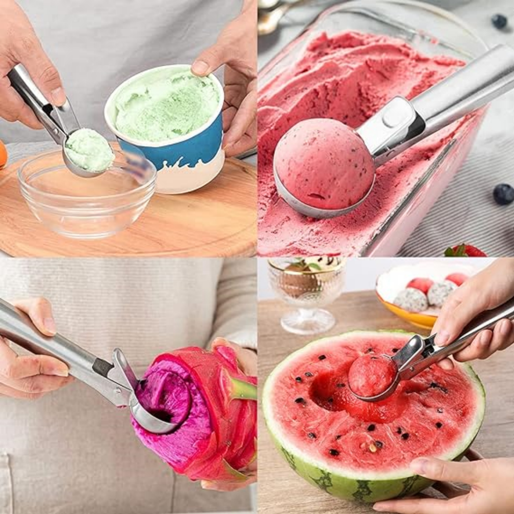 Premium Ice Cream Scoop With Trigger 6