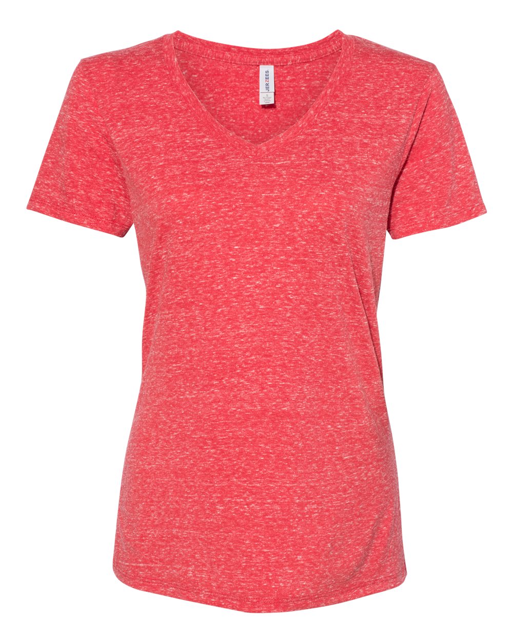 Women's Snow Heather Jersey V-Neck T-Shirt - 88WVR 6