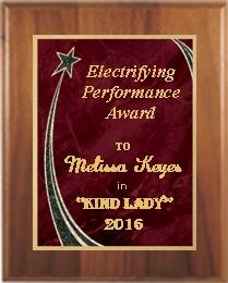 8" x 10" Cherry Finish Plaque with a Red Rising Star Plate 2