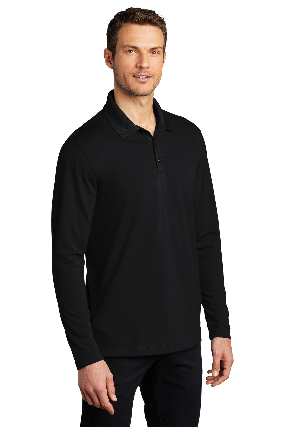 Dry Zone UV Micro-Mesh Long Sleeve Polo
