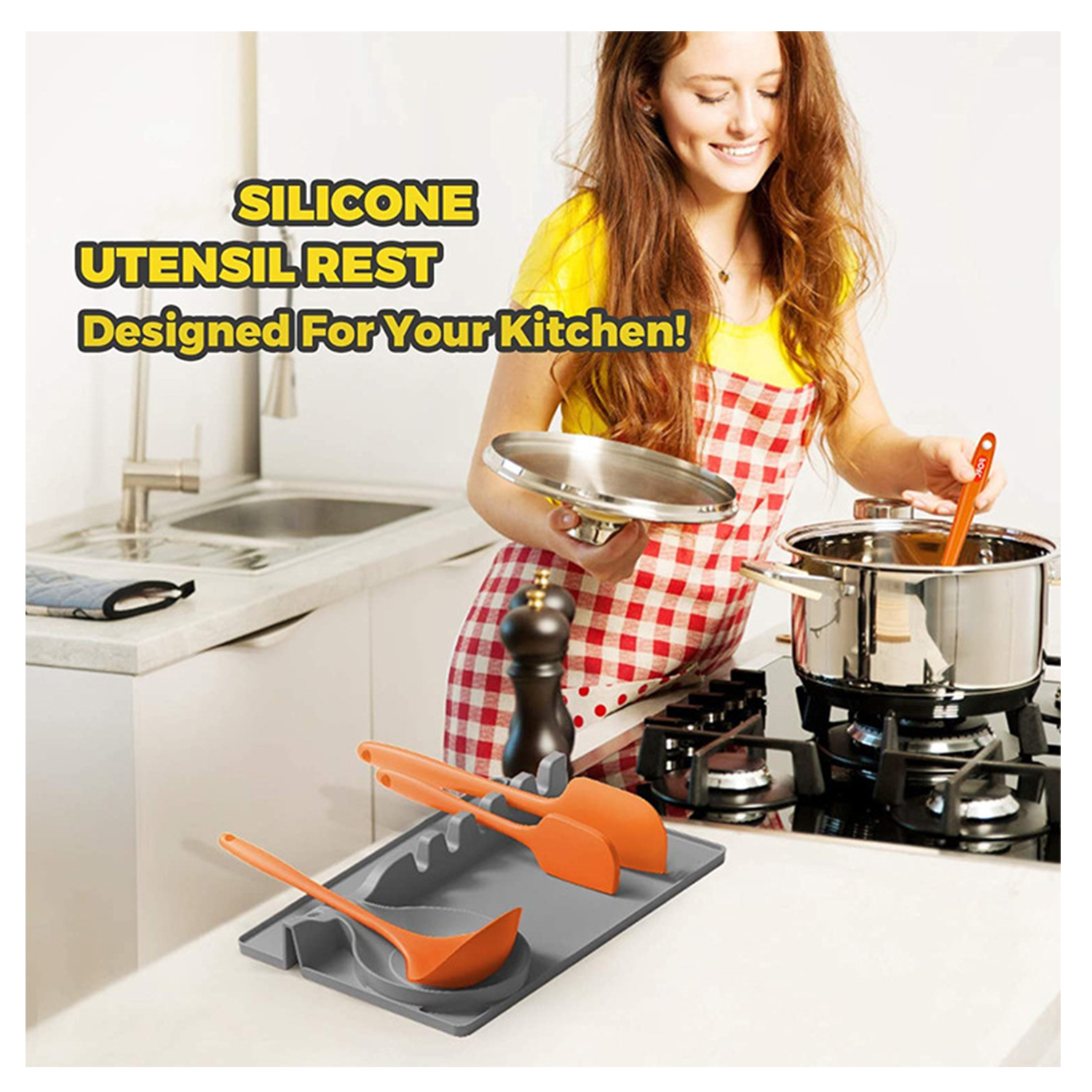 Stainless Steel Cutlery Set With Wooden HandleHeat Resistant 4