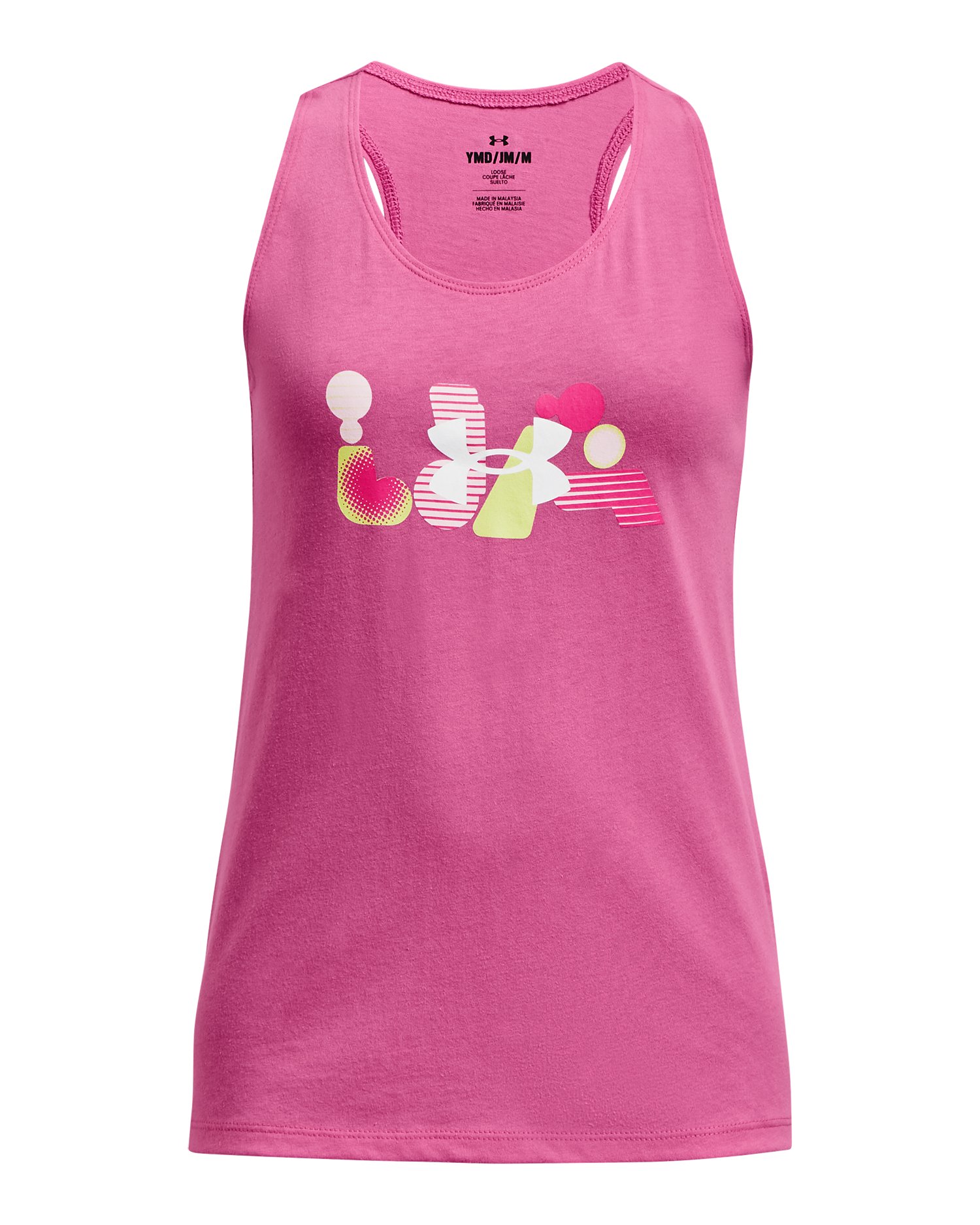 UA Bubble Abbreviation Girls' Tank 2