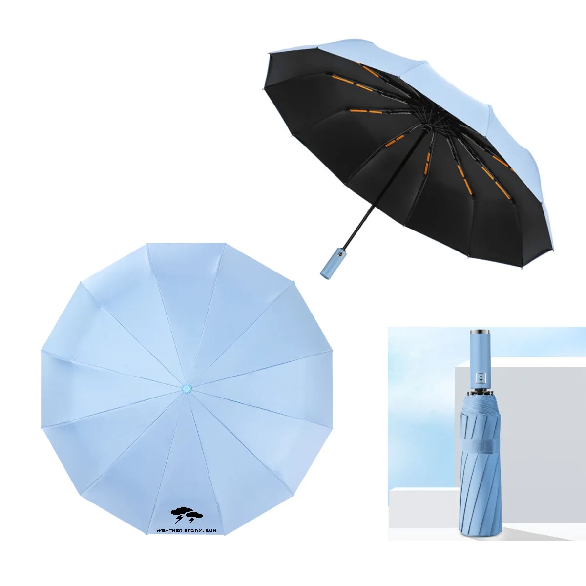 Big Size Plain Color Umbrella 1