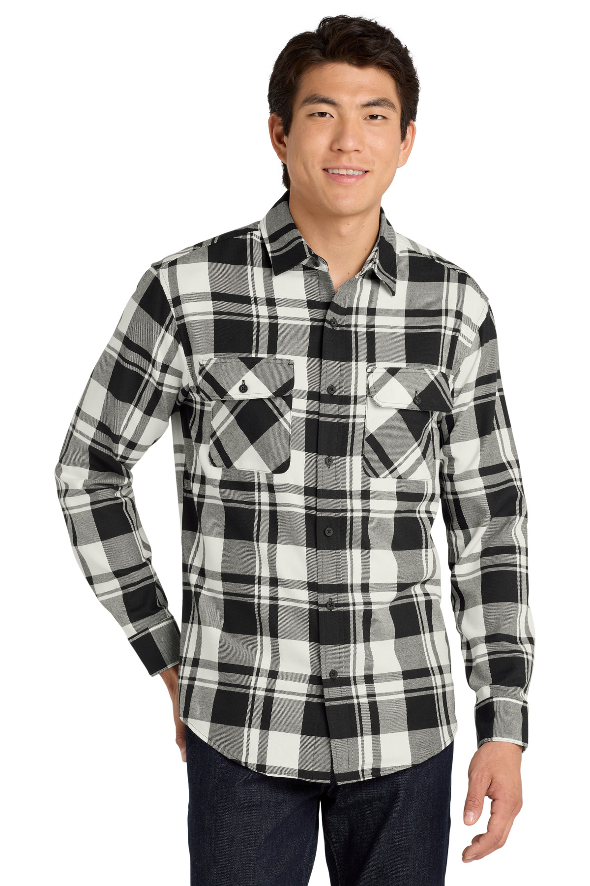 Port Authority Plaid Flannel Shirt. W668 50