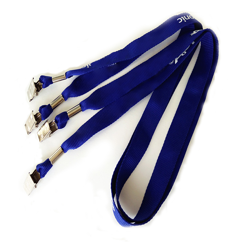 5/8" Polyester Lanyard with Double Bulldog Clip 3