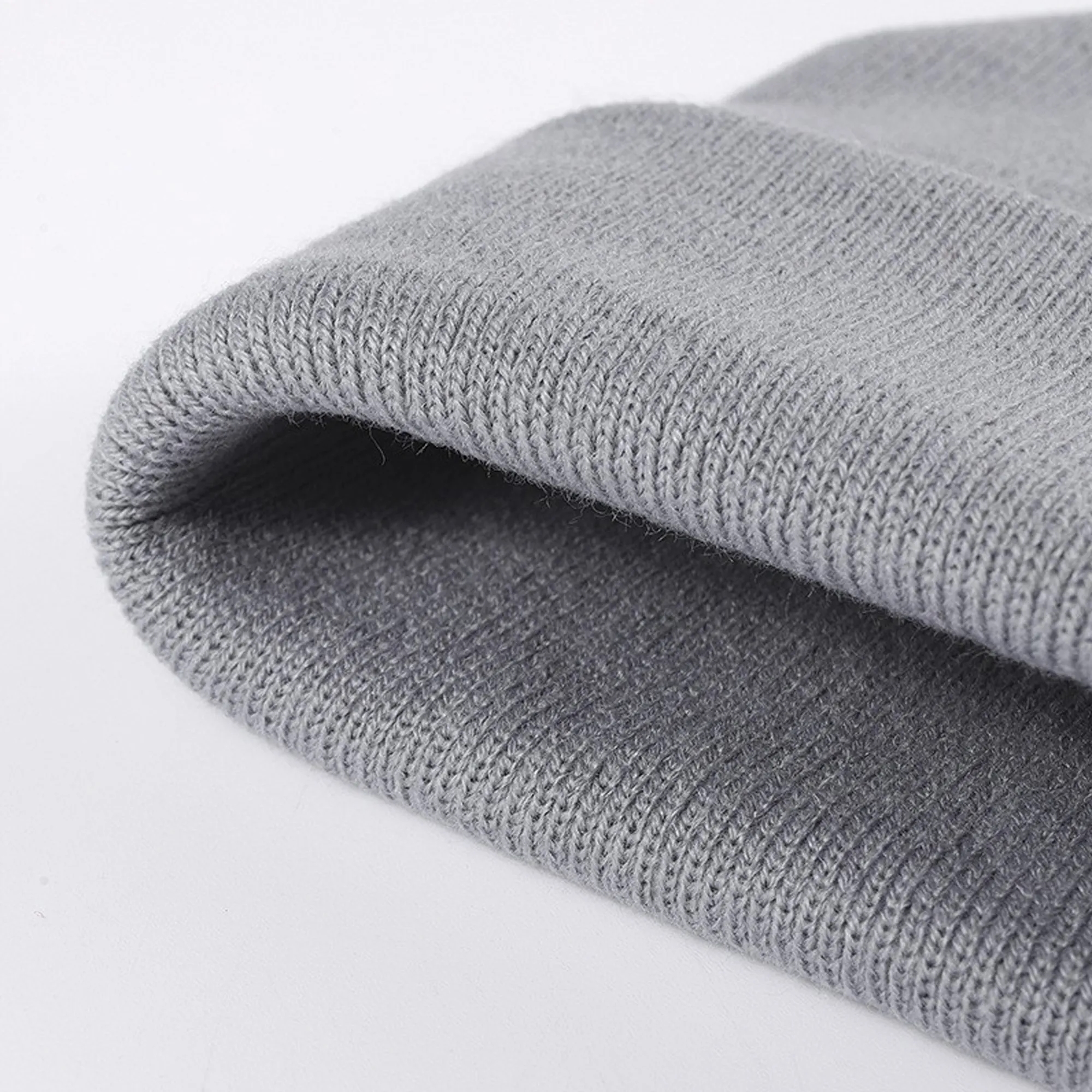 Cotton Embroidered Knitted Beanie 2
