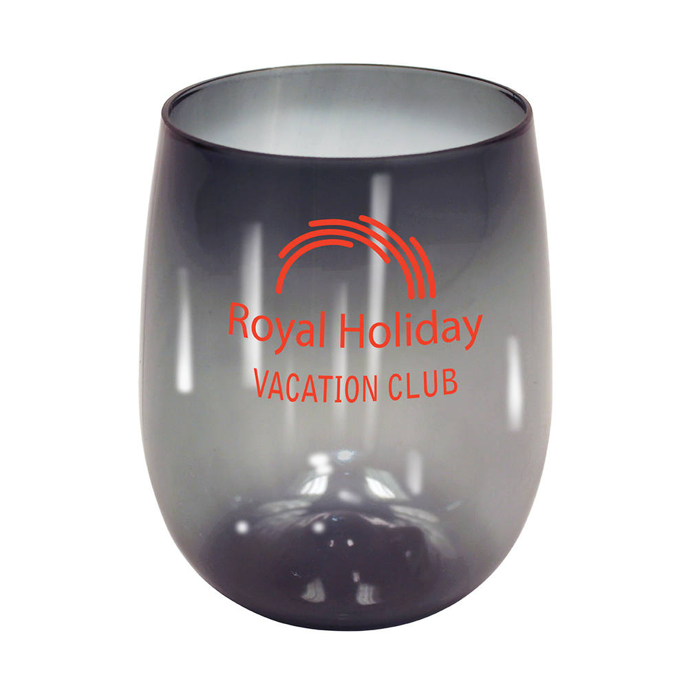 12 oz. Plastic Stemless Wine Glass 19