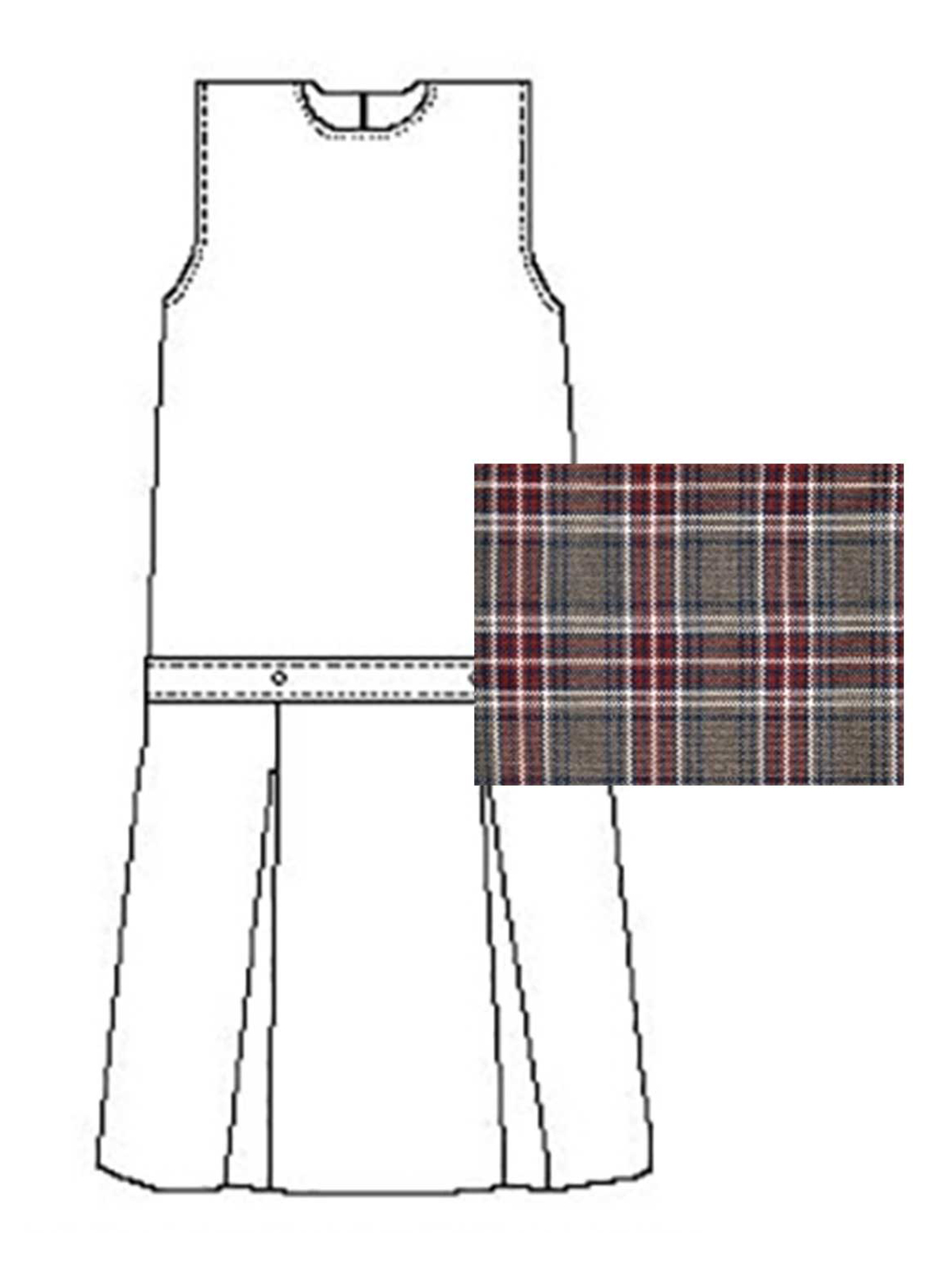 A+ Uniforms - Girls' Polyester Plaid Jumper 11