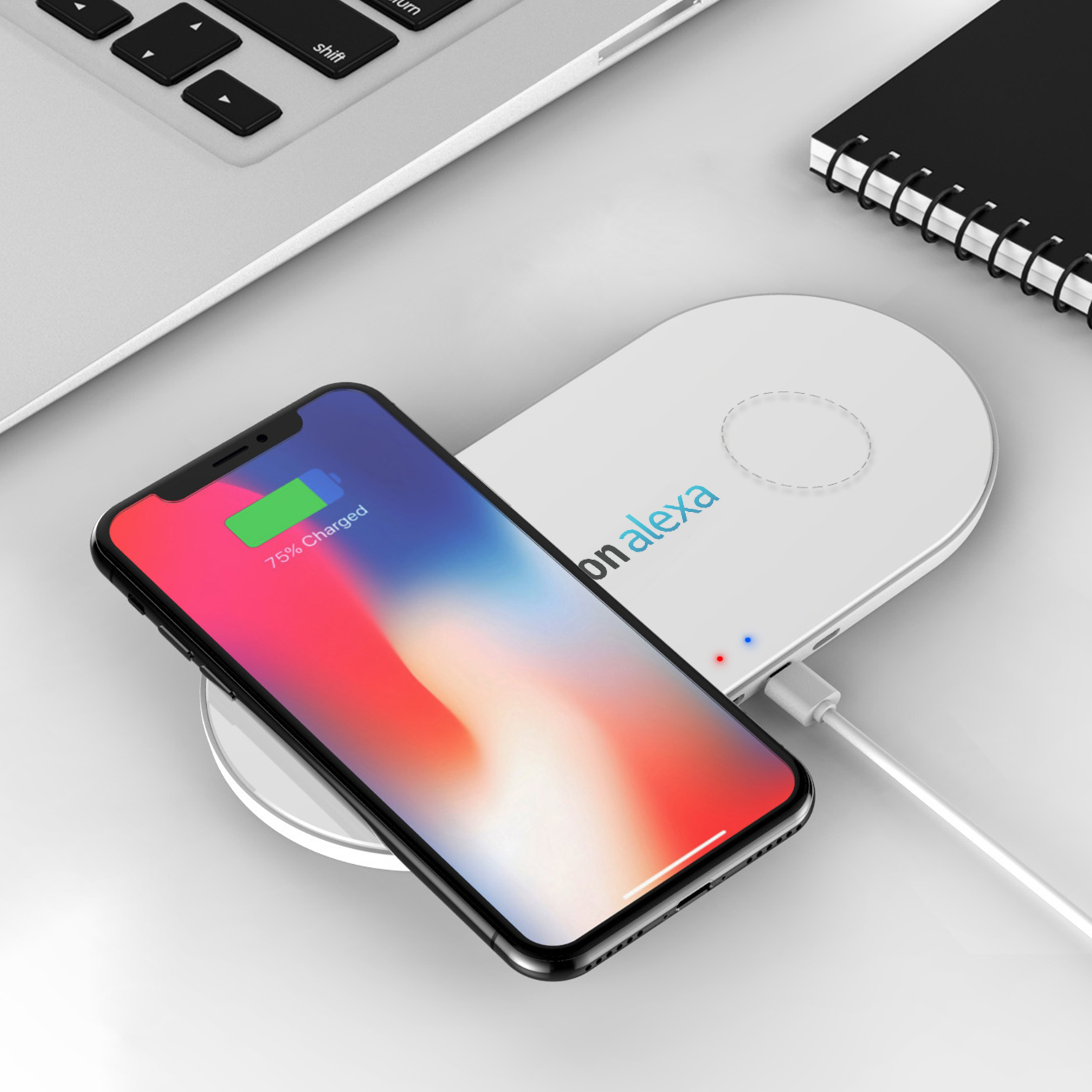 Supernova Qi Dual Wireless Phone Charging Pad 10W