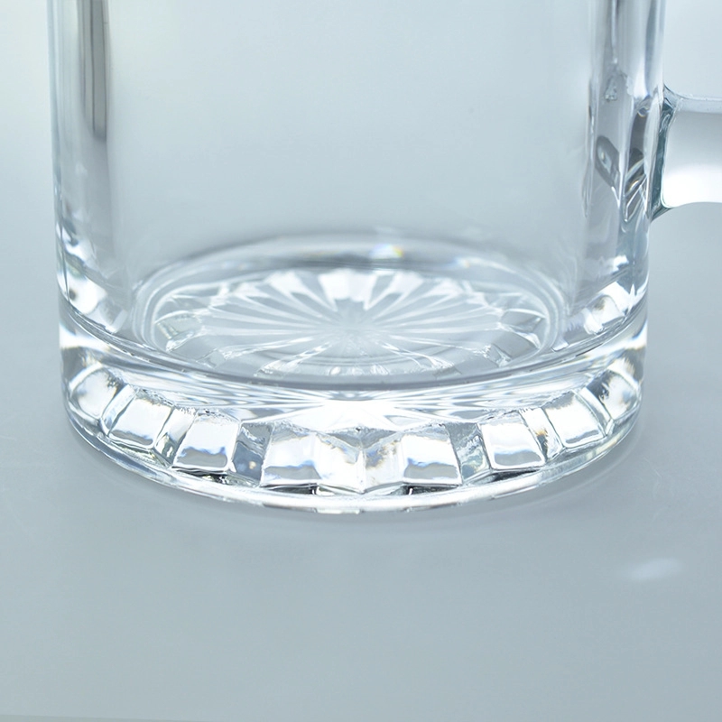 Custom 16 oz Beer Glass Mugs With Handle 5