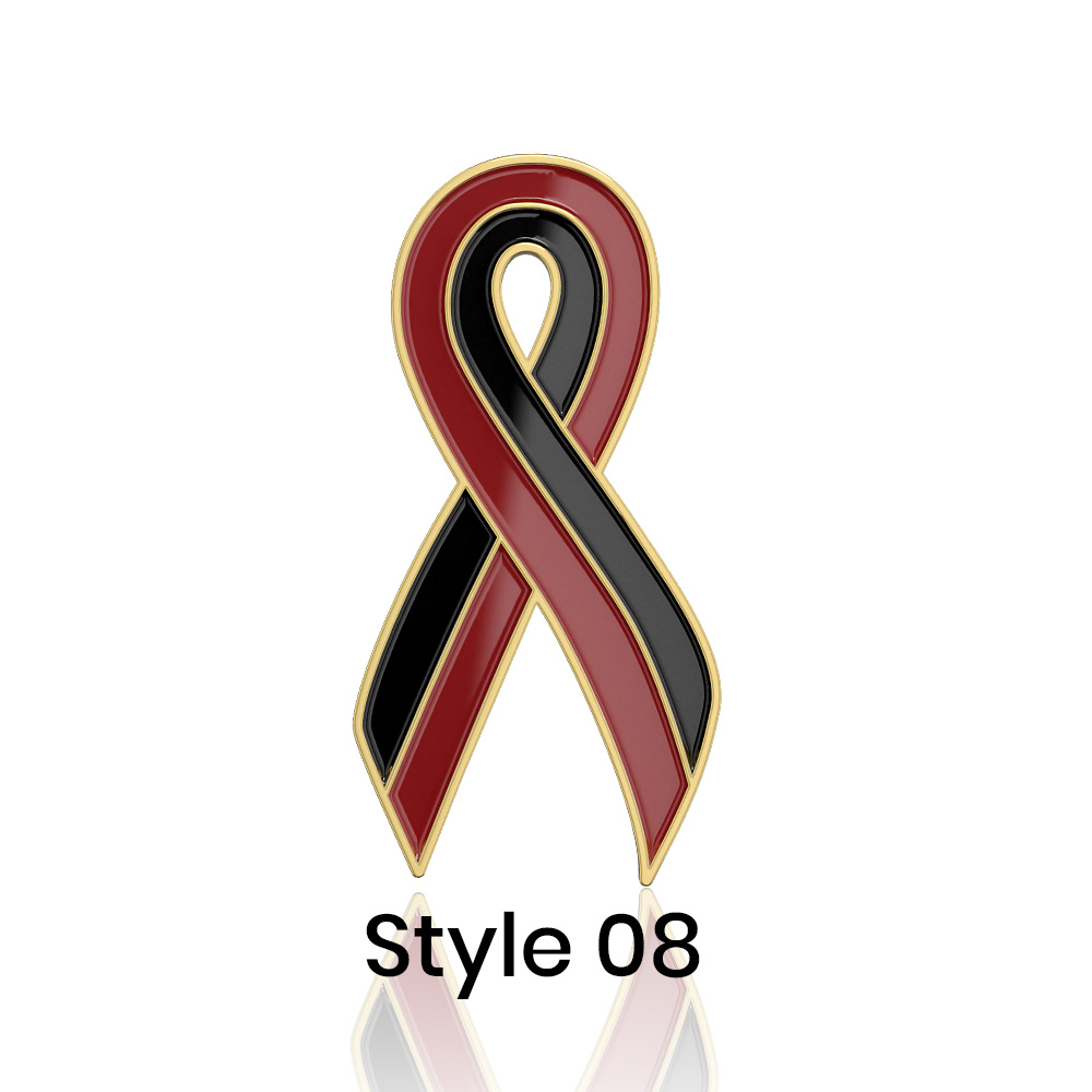 Stock Awareness Ribbon Pins 16