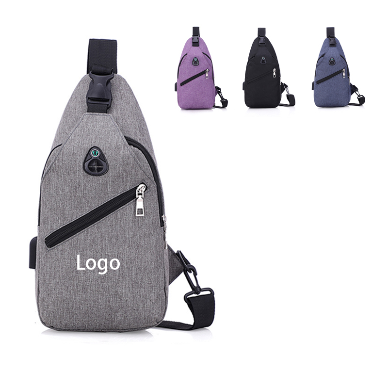 Casual Sling Backpack with USB Port 8