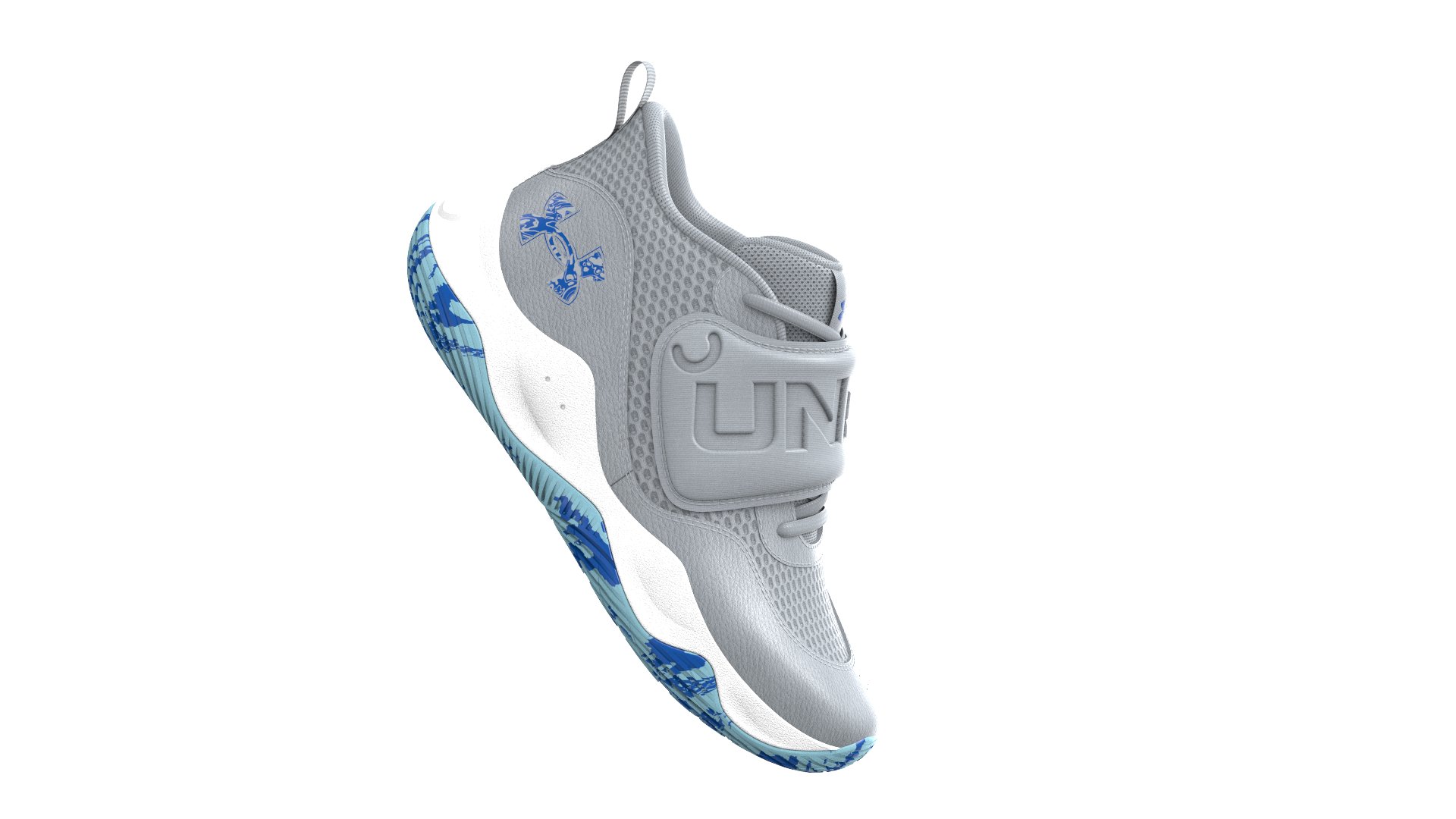 UA Zone BB 2 Grade School Basketball Shoes 3
