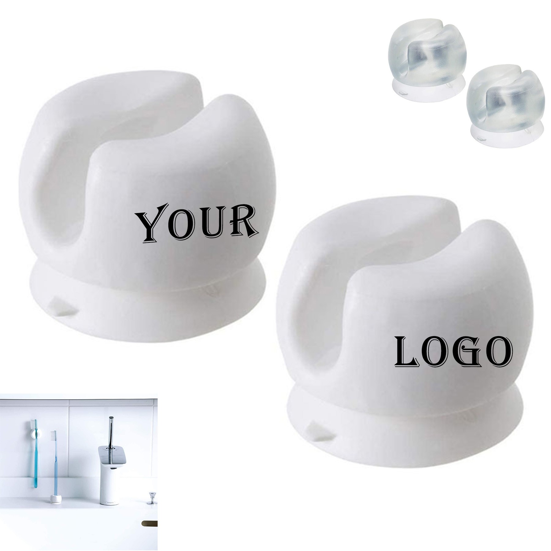 Wall-Mounted Toothbrush Holder
