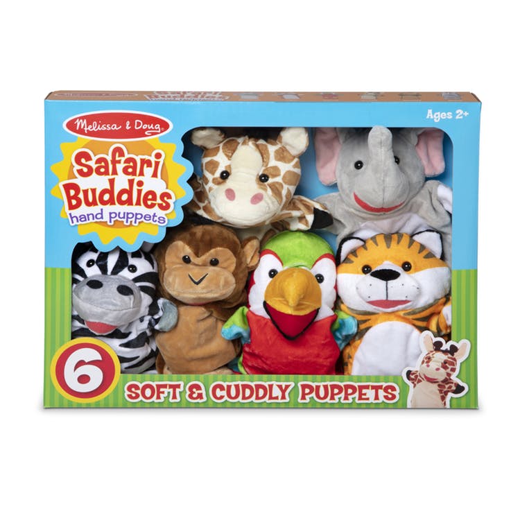 Melissa & Doug Hand Puppet Sets - Ages 2+ 6 Pieces 1