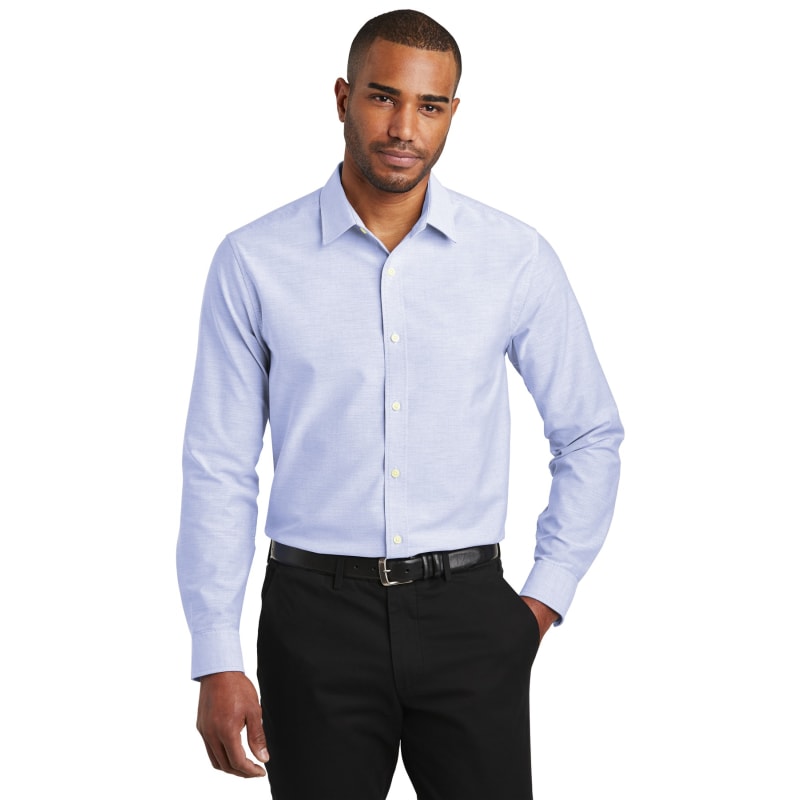Port Authority Slim Fit SuperPro Oxford Shirt. 12