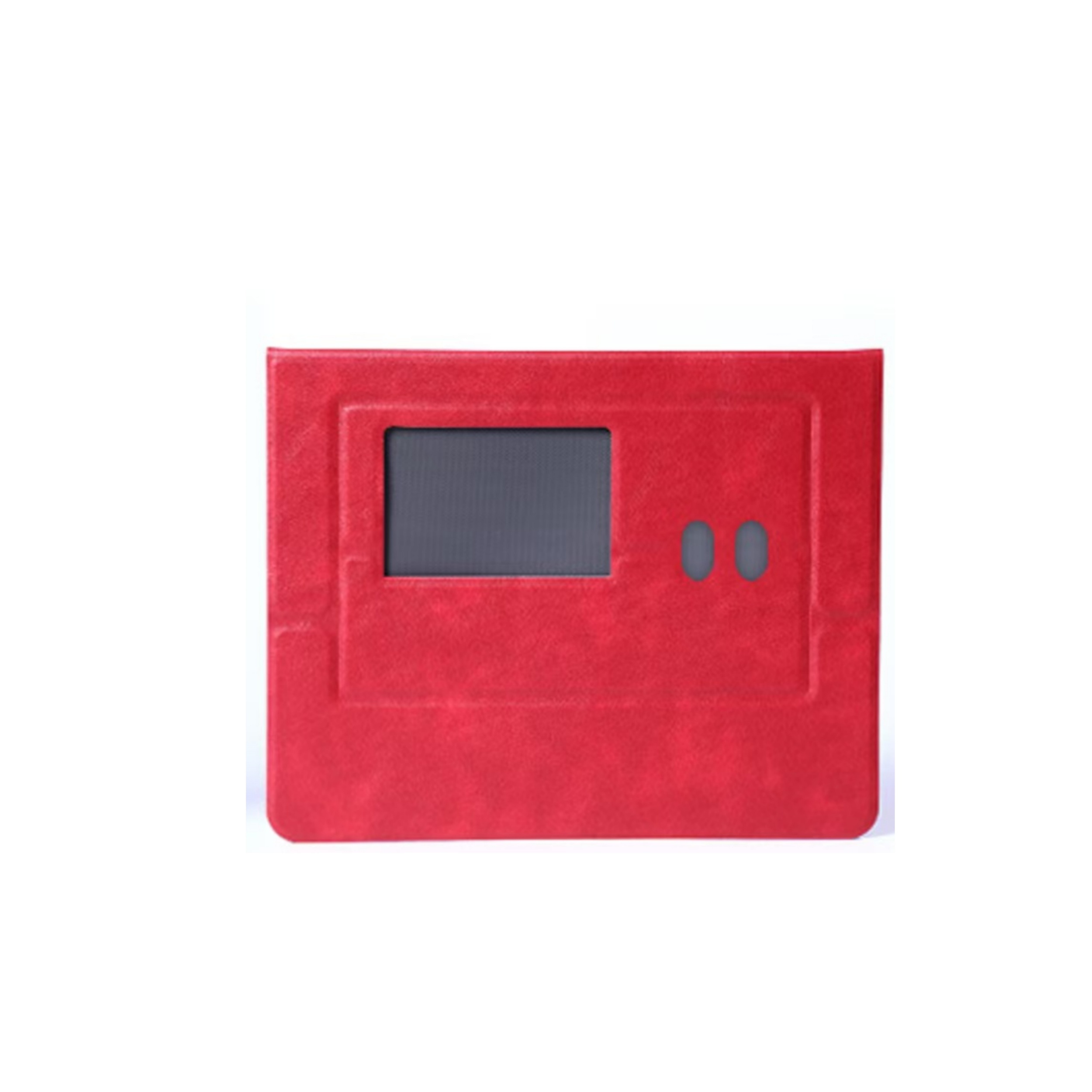 PU Leather Laptop Mouse Pad with Phone & Pen Holder 7