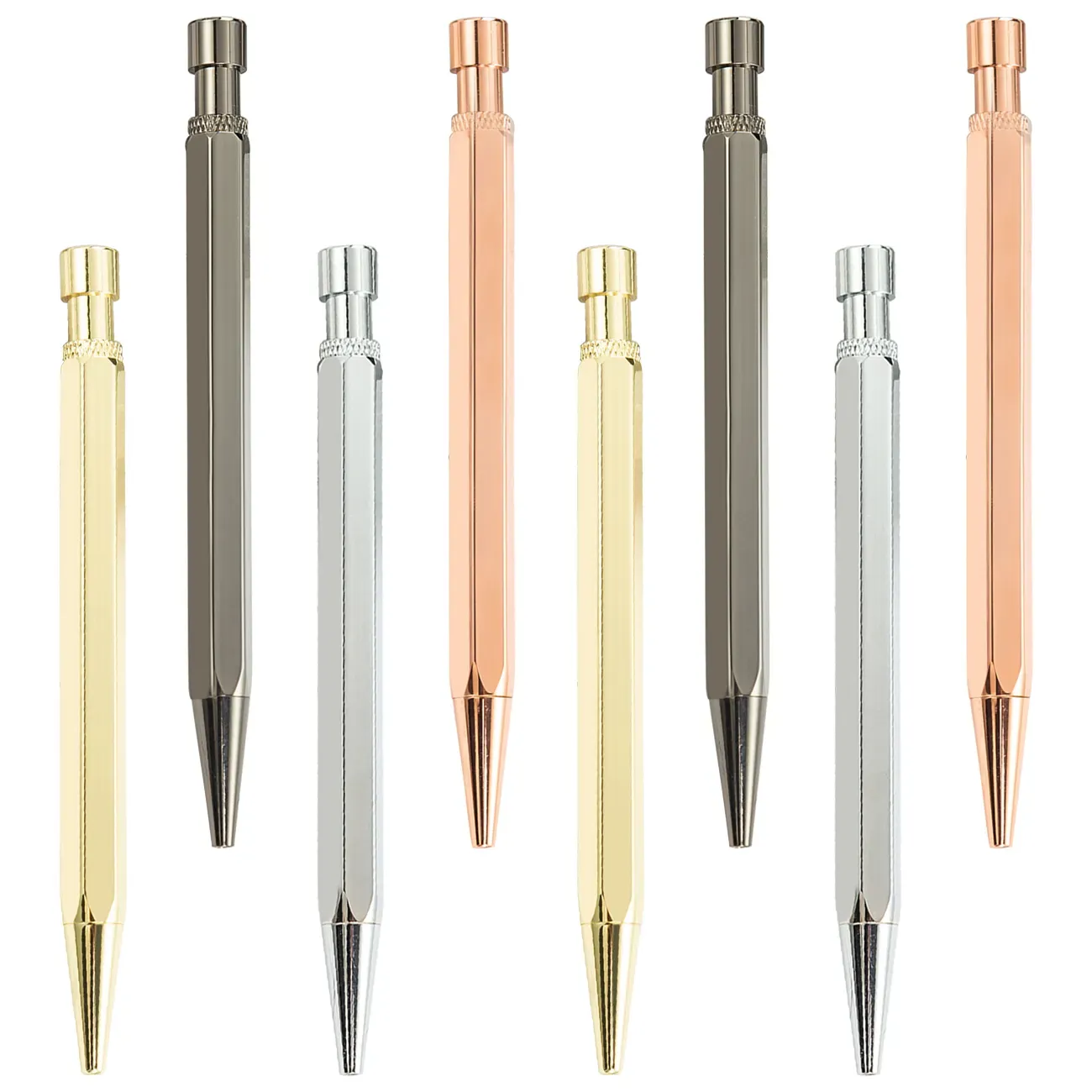 Press Type Metal Signature Ballpoint Pen 4