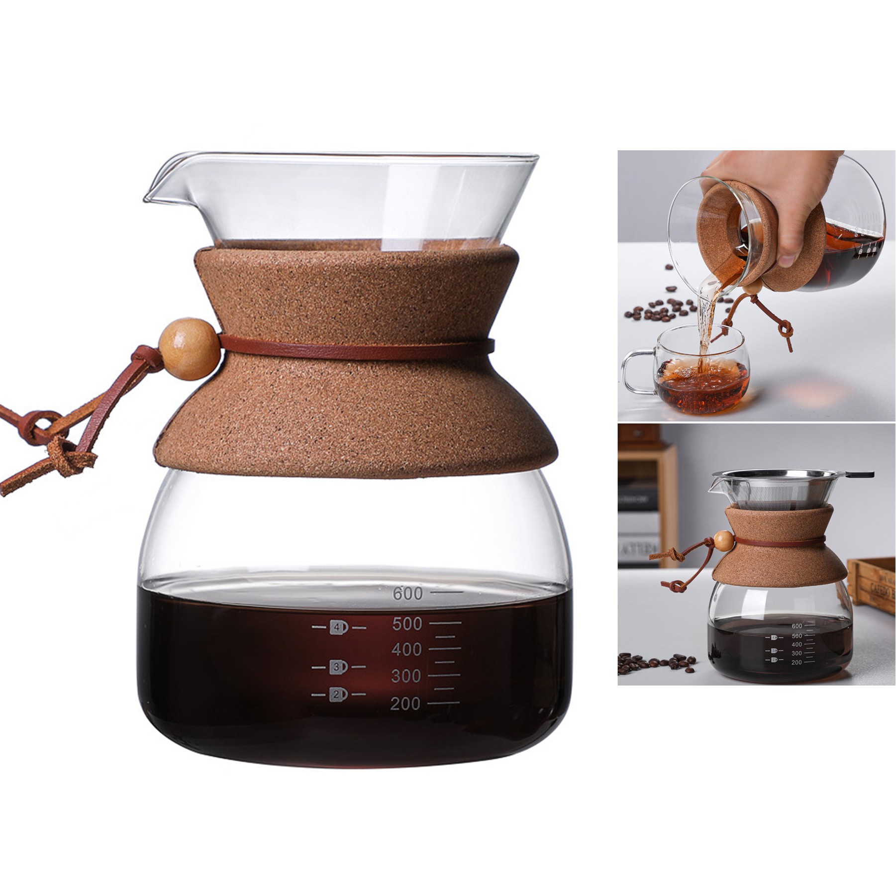 360 ML 12 Oz Bottle Pour Over Coffee Maker 2