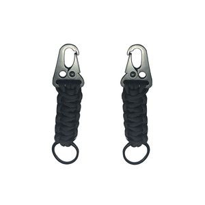 Handmade Paracord Survivor Rope Key Chain With Eagle Beak Carabiner 22