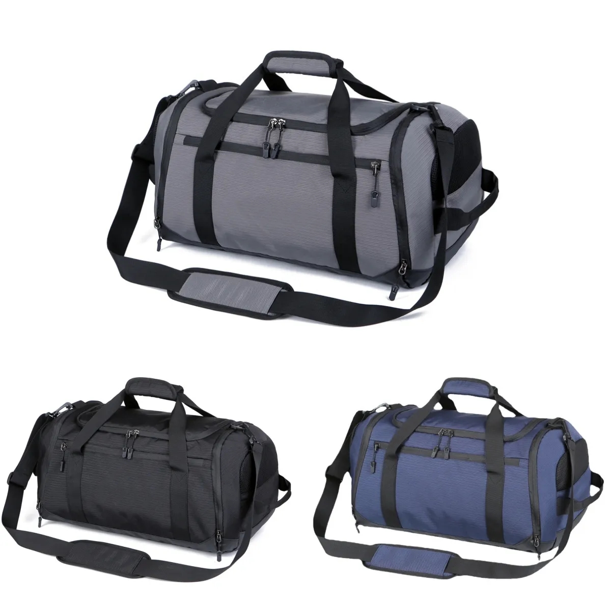 Classic Travel Duffel Bag with Shoes Compartment 5