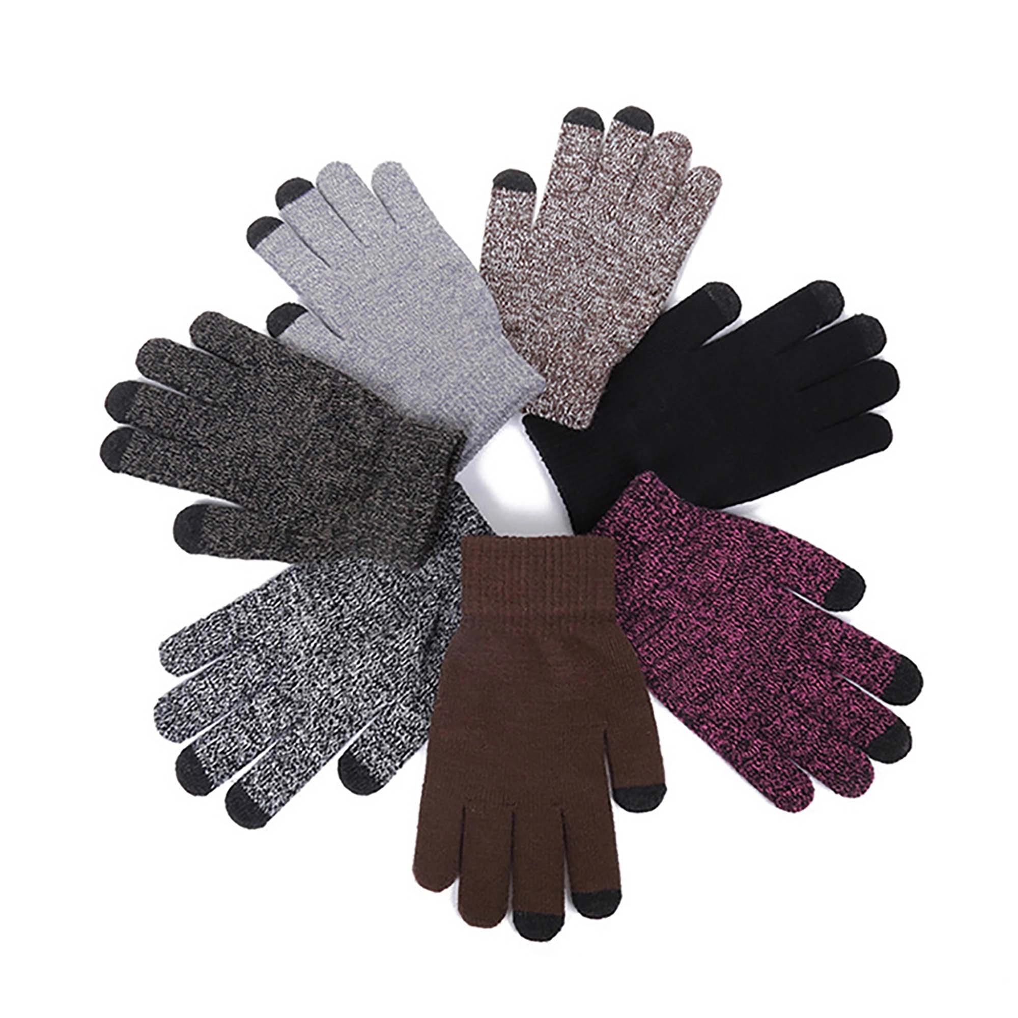 Acrylic Winter Touch Screen Gloves 2