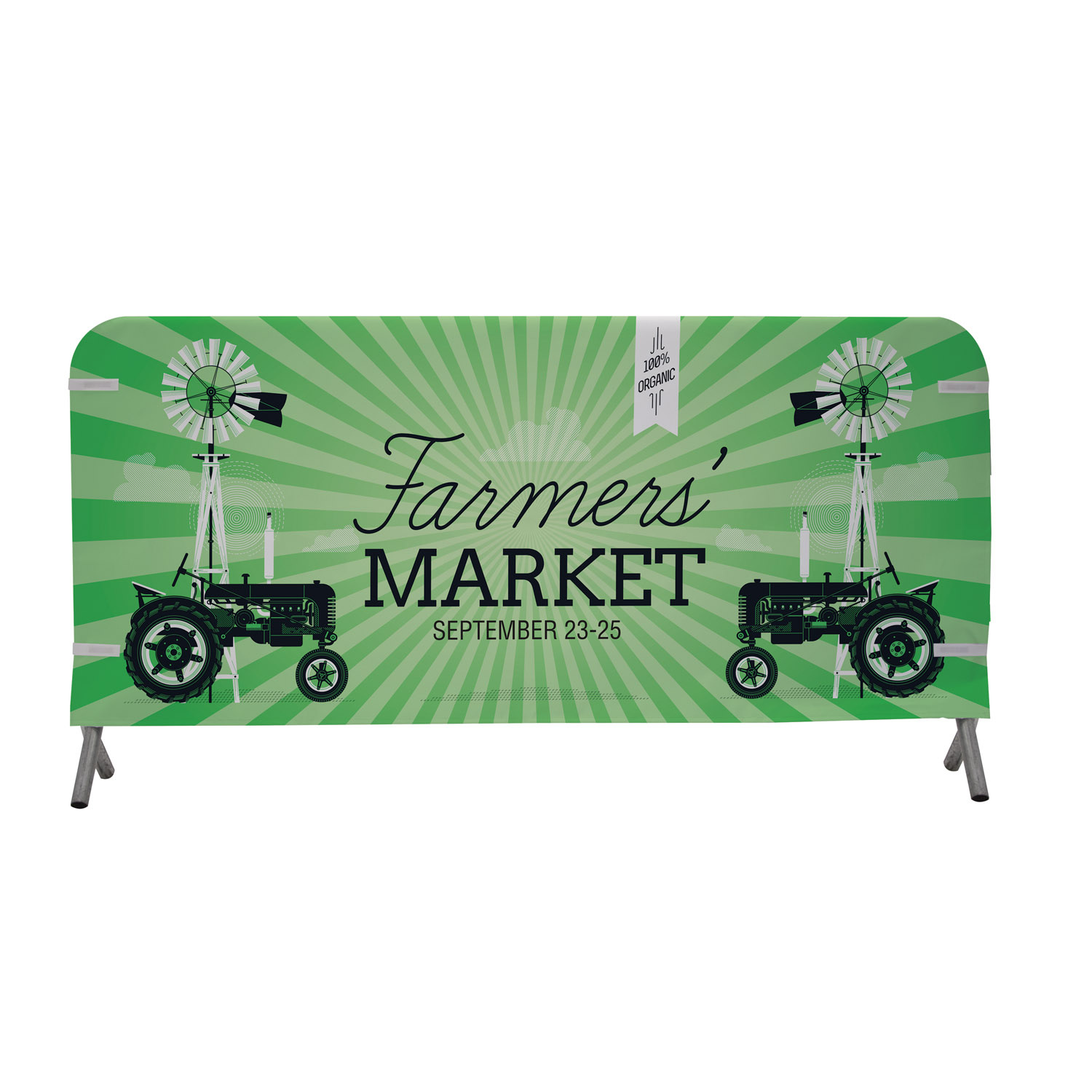 8' Barricade Fabric Cover 3