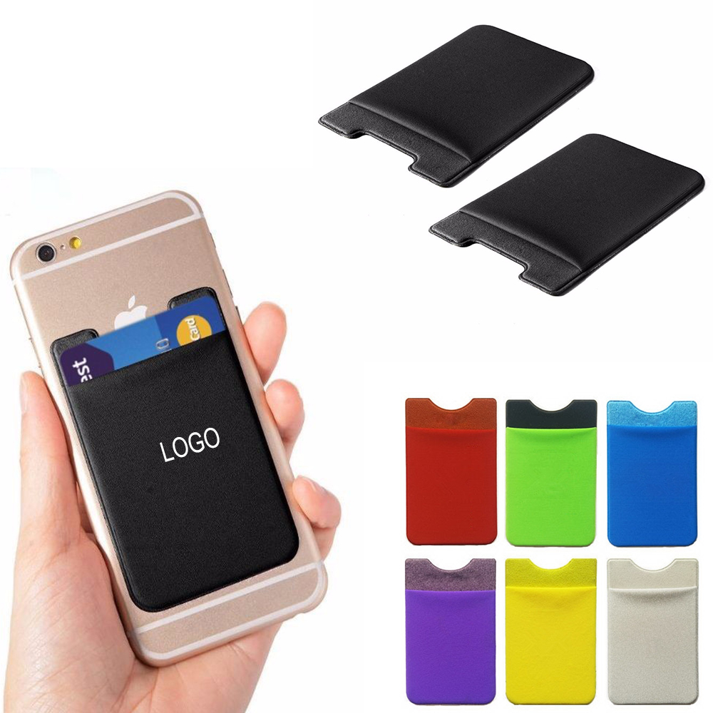 Elastic Lycra Cell Phone Card Holder 2