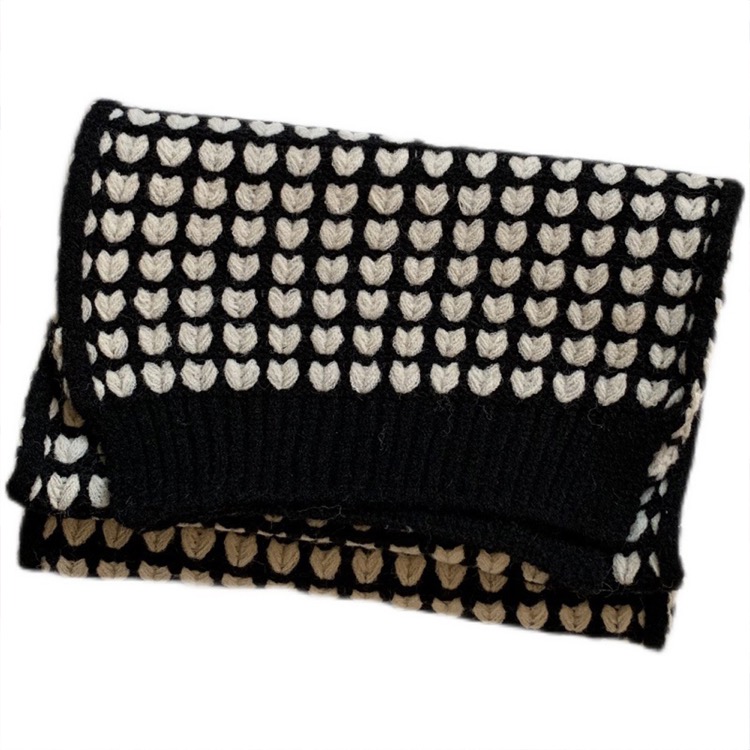 Love Knitted Wool Scarf 5