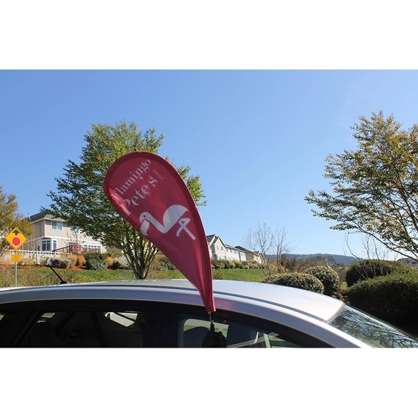 Digital Printed Mini Tear Drop Flag 23" x 9.5" 2