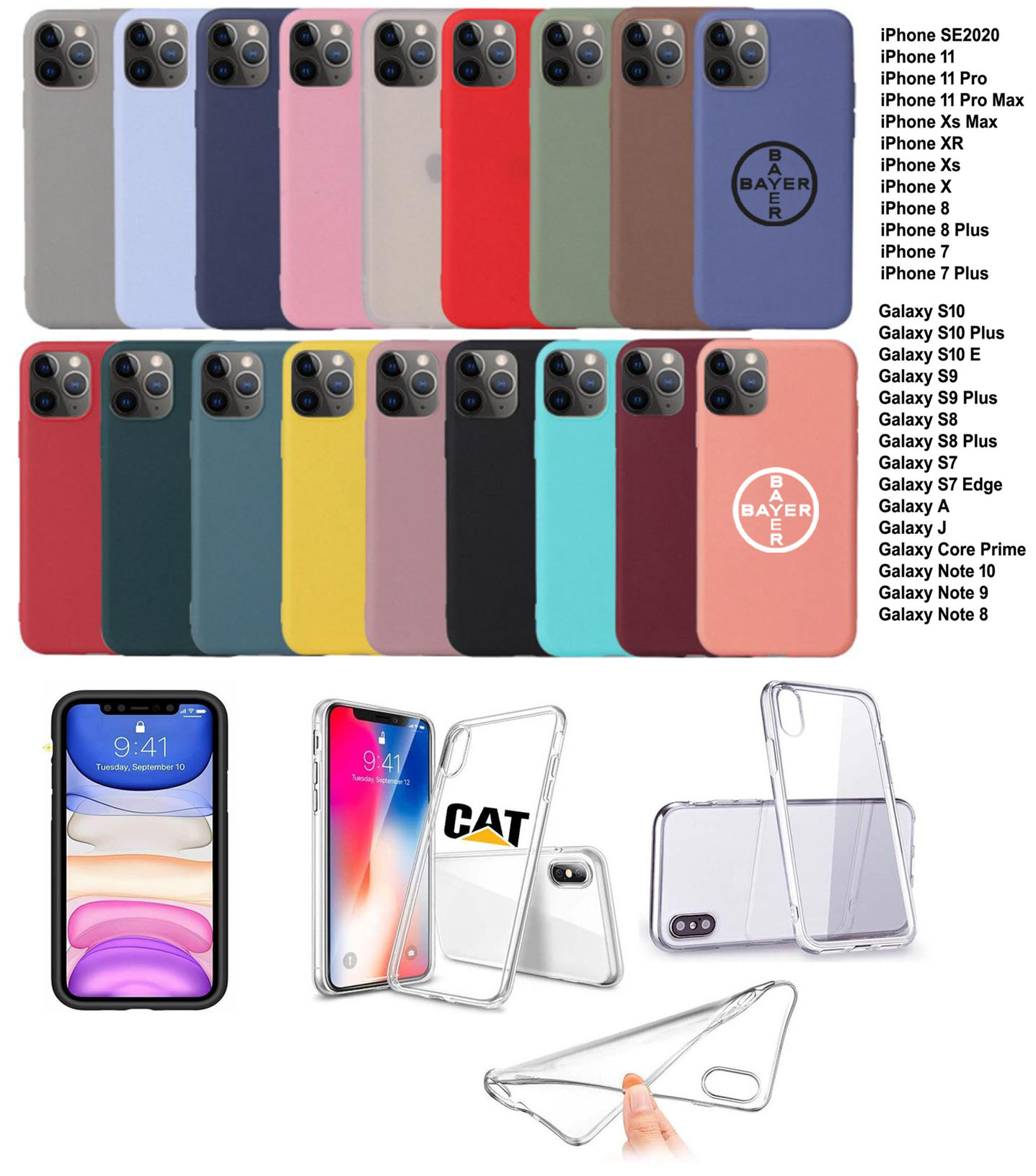 iBank ® Silicone TPU Case compatible with Samsung Galaxy phone 1