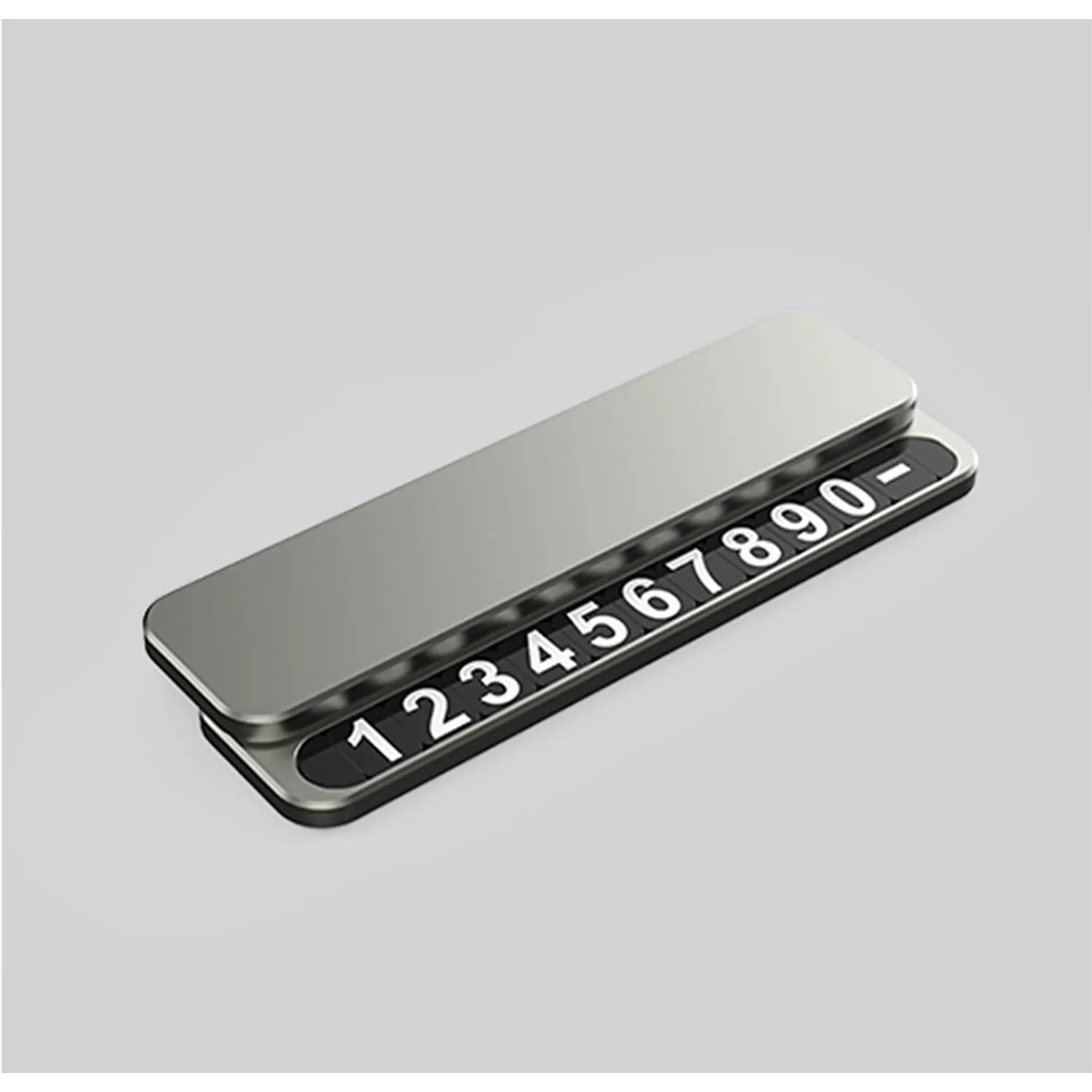 Metal Car Phone Number Plate 8