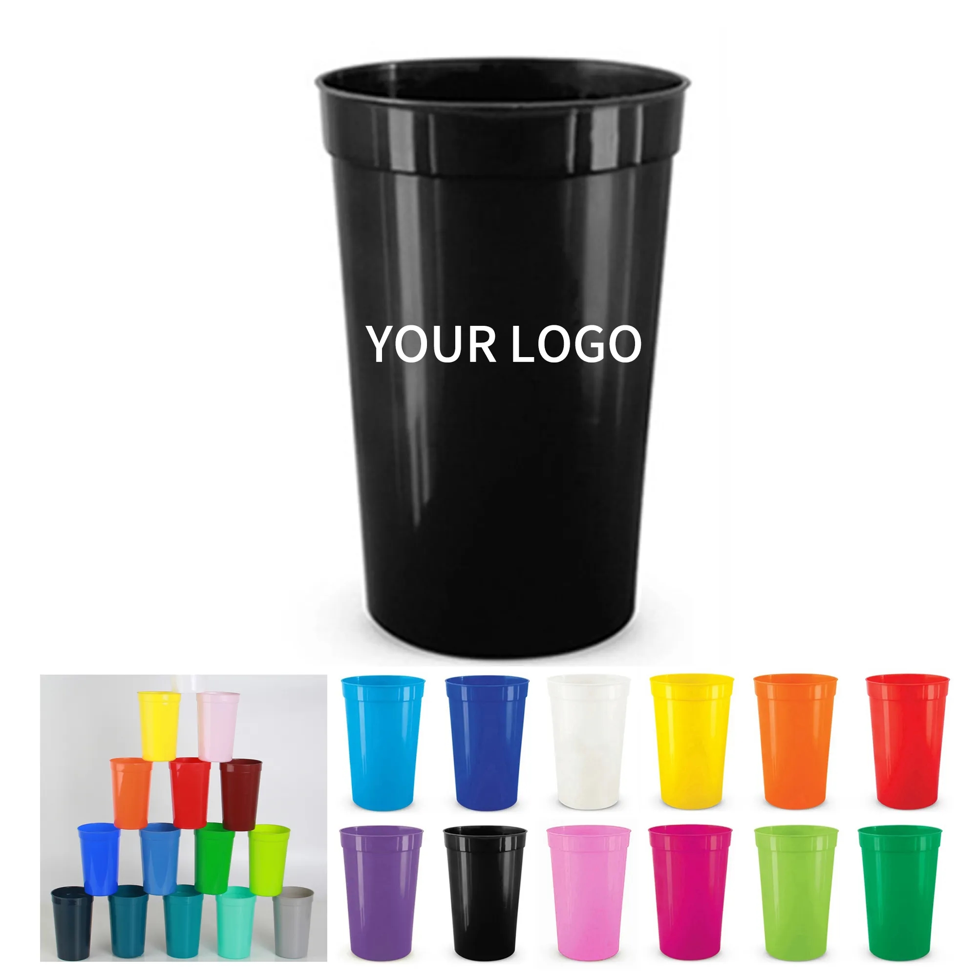 Durable 16oz Stadium Cup Lightweight BPA Free Design 1