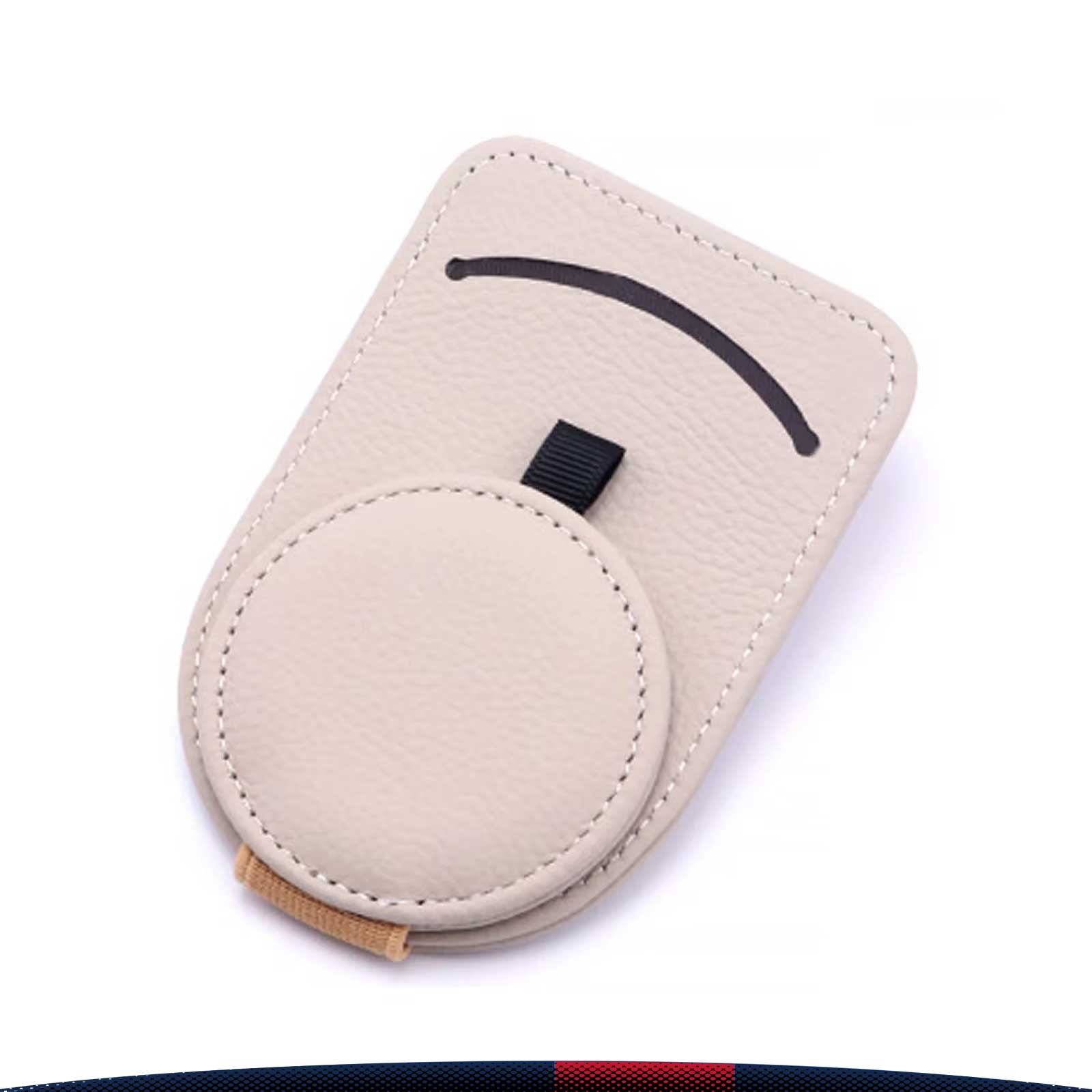 Dyla Magnetic Leather Eyeglasses Clip 2
