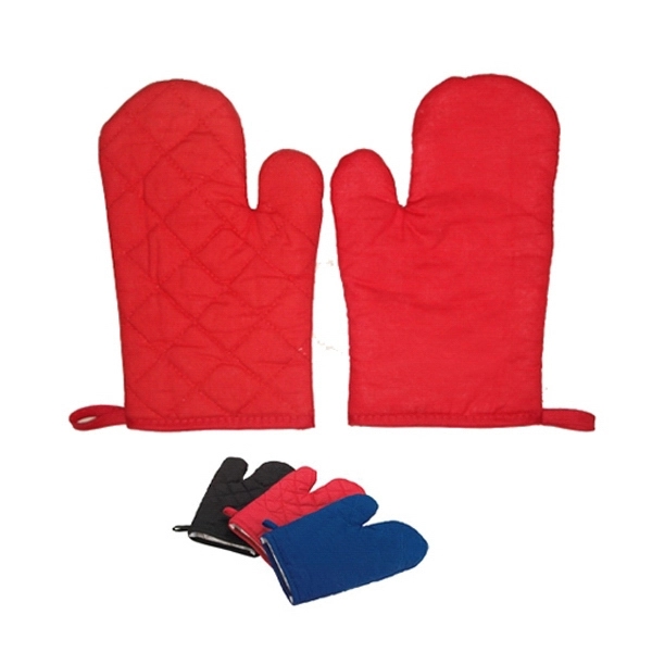 Custom Quilted Cotton Oven Mitt 2
