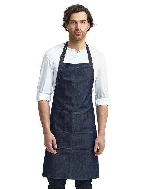 Jeans Stitch Denim Bib Apron - RP126 11