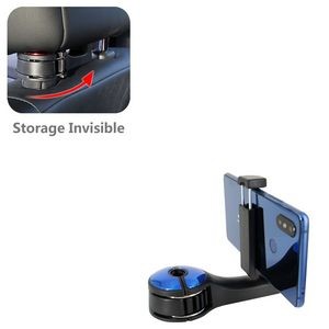 Car Headrest Bag Hanger And Phone Holder With Self Lock Switch 11