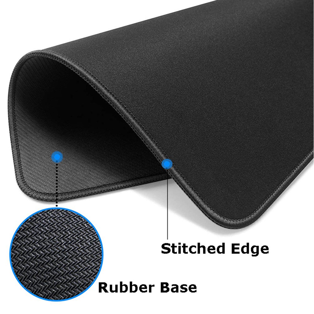 Non-Slip Rubber Base Mouse Pad with Stitched Edge 6