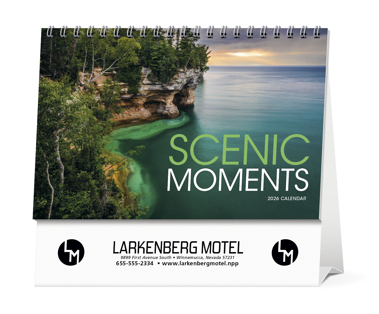 Triumph® Calendars Scenic Moments Large Desk Calendar 44
