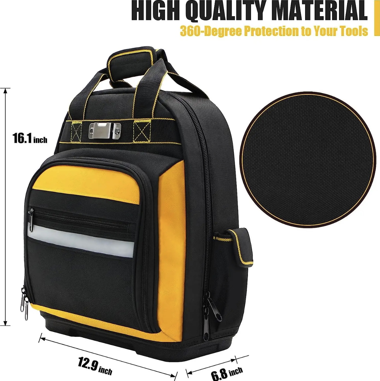 Durable Tool Backpack Bag Service Technician Bag 3