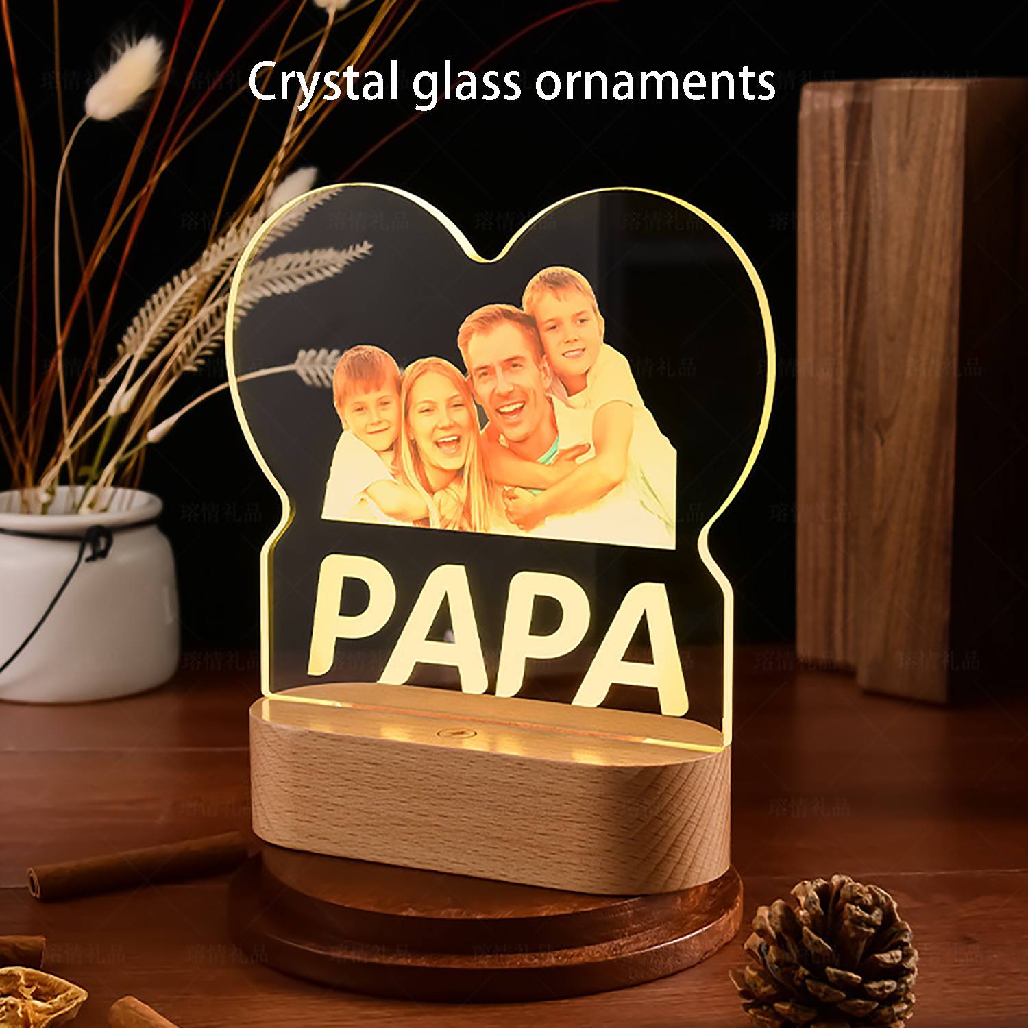 Customized Acrylic LED Night Light Ornament 11