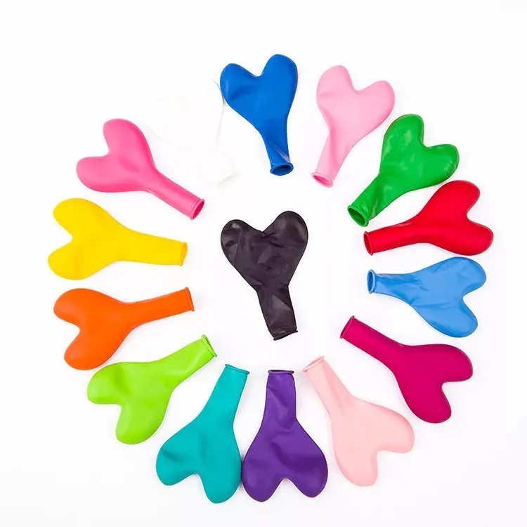 10-inch heart-shaped latex balloon 1