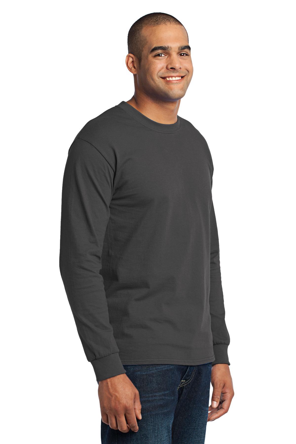 Port & Co Long Sleeve Core Blend Tee. PC55LS 14